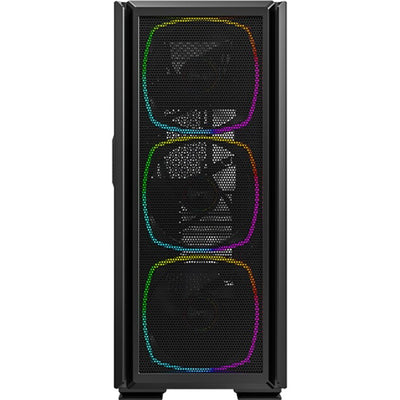 Montech sky two gx midi tower behuizing (zwart | 2x usb-a | 1x usb-c | window)