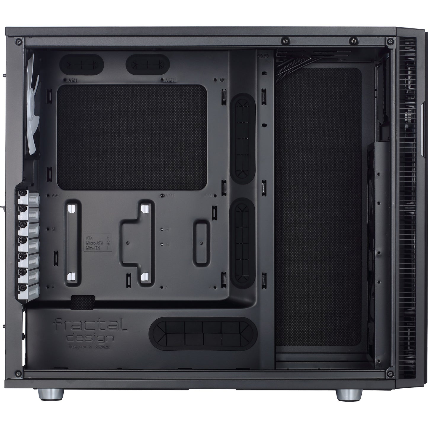 Fractal design define r5 midi tower behuizing (zwart | 4x usb-a)