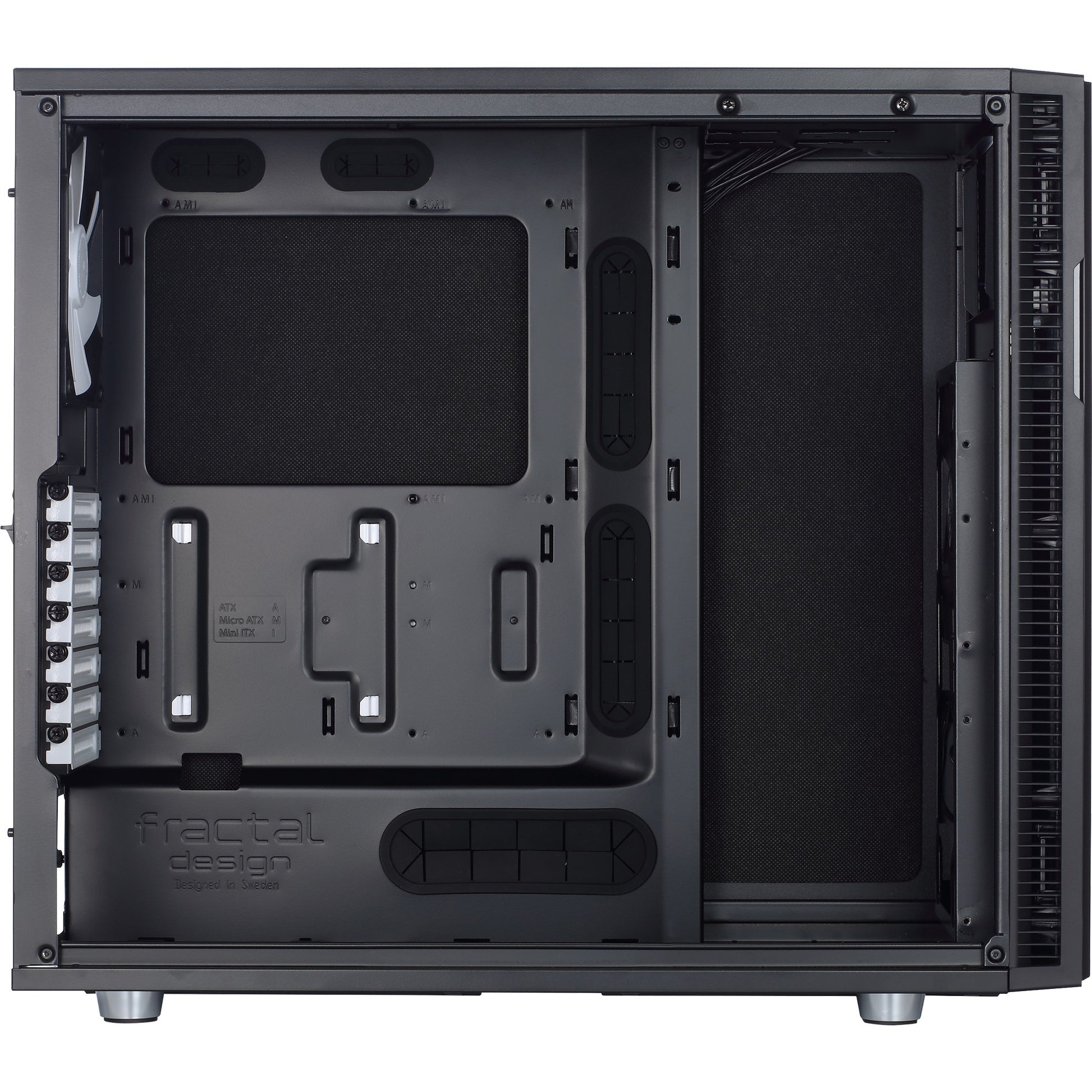 Fractal design define r5 midi tower behuizing (zwart | 4x usb-a)