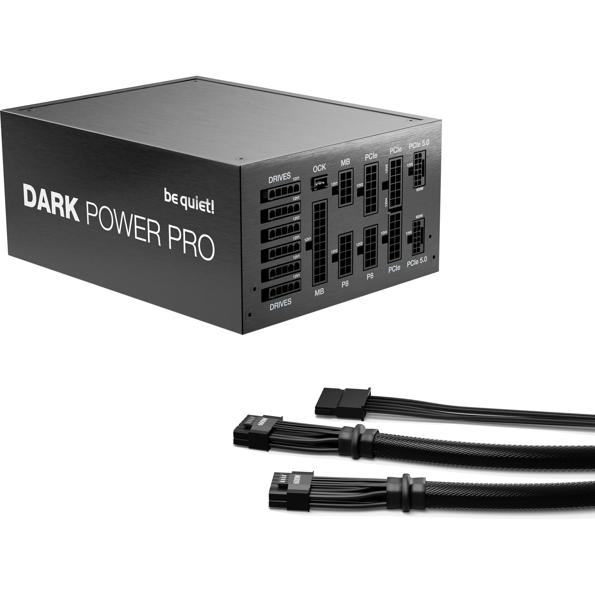 Be quiet! dark power pro 13 modulaire 1300 watt voeding (zwart, 2x 12vhpwr, 6x pcie)