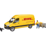 Bruder mb sprinter dhl met bestuurder modelvoertuig (02671) - afbeelding 2