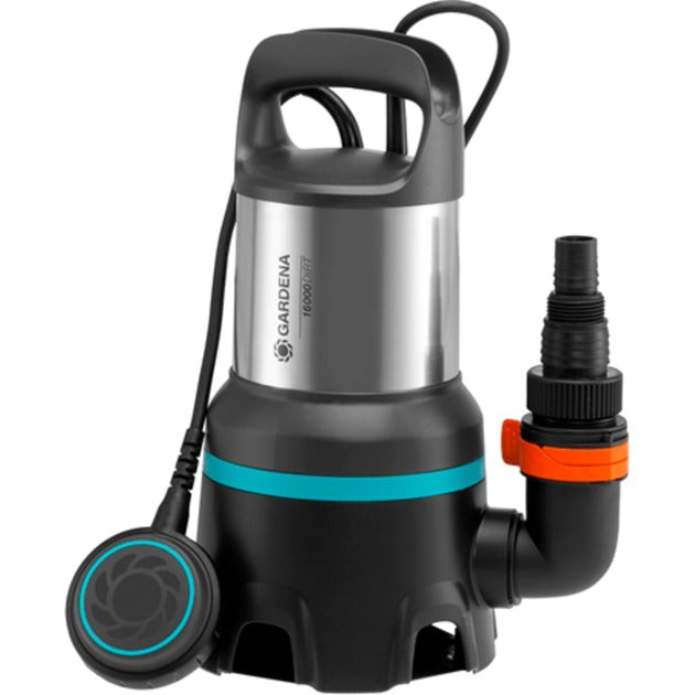 Gardena vuilwaterpomp 16000 dompel- en drukpompen (zwart roestvrij staal, 450 watt)