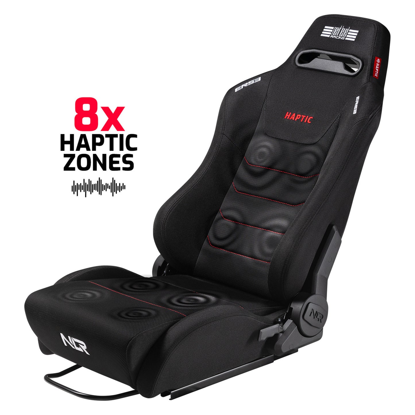 Next level racing ers3 haptic feedback sim racing seat racestoel (zwart)