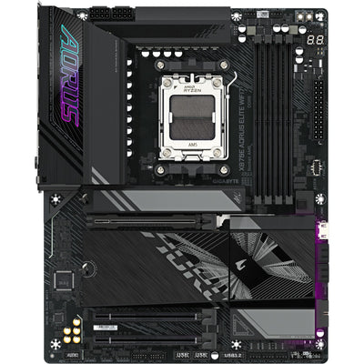 Gigabyte x870e aorus elite wifi7 socket am5 moederbord (zwart, raid, 2.5gb-lan, wi-fi 7, bt, sound, atx)