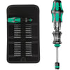 Wera kraftform kompakt 26 met etui, 7‑delig bitset (zwart groen)