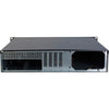 Inter-tech 2u-2098-sk rack behuizing (zwart | 2x usb-a)