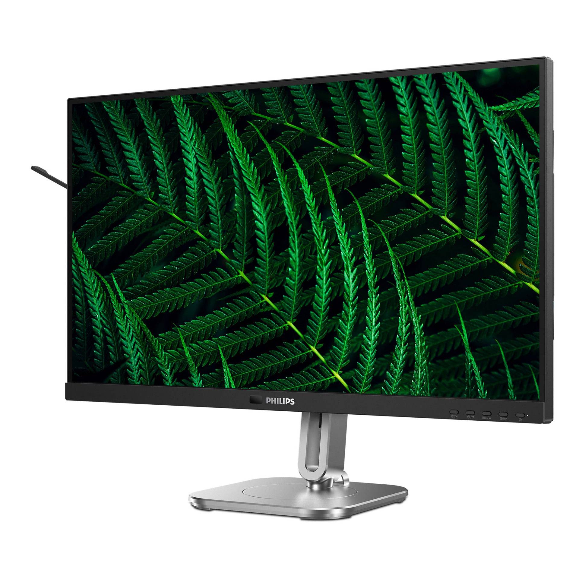 Philips 27b2g5601 27 monitor (zilver zwart, hdmi, displayport, usb, lan, audio)