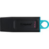 Kingston datatraveler exodia 64 gb usb-stick (zwart turquoise, dtx 64gb)