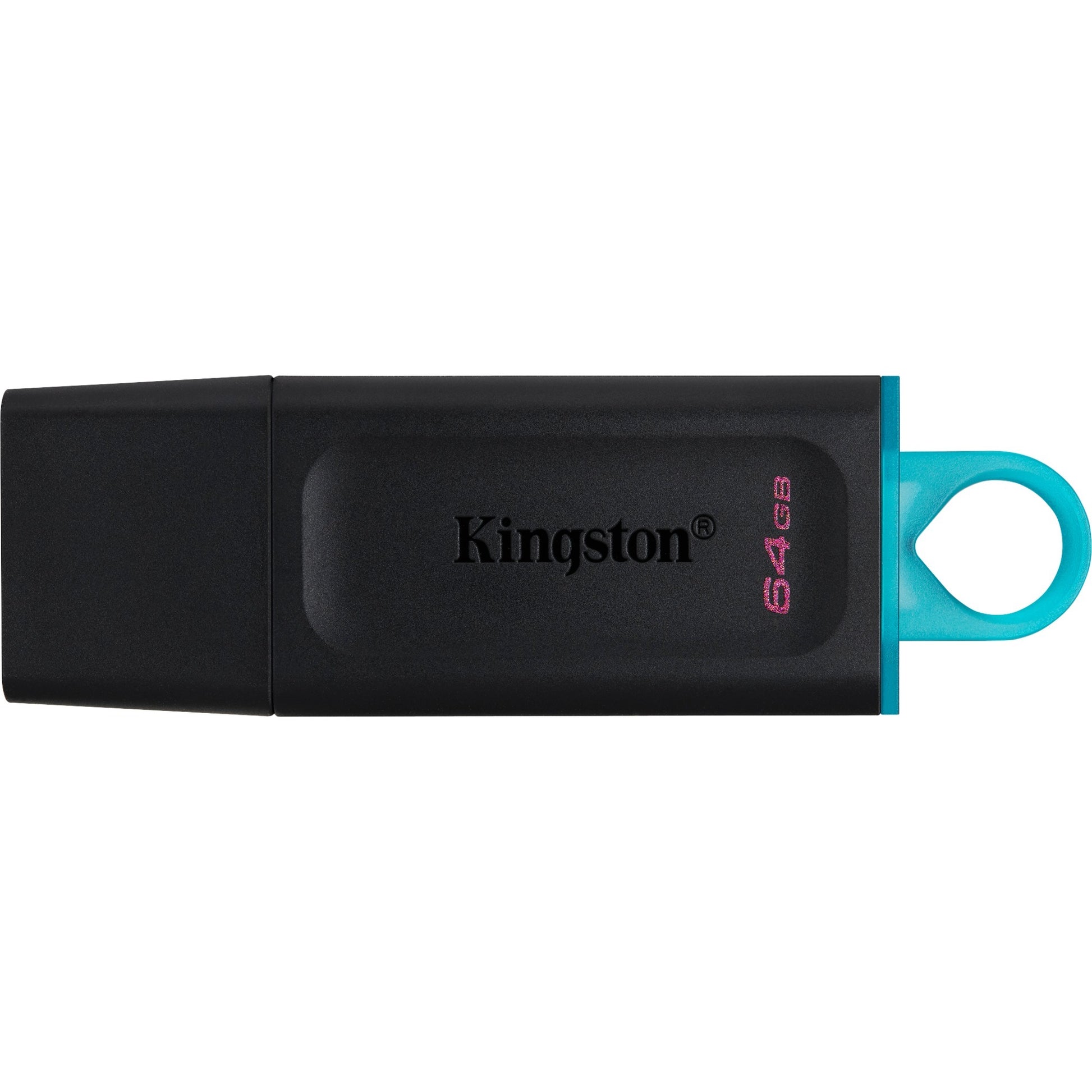 Kingston datatraveler exodia 64 gb usb-stick (zwart turquoise, dtx 64gb)