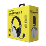 Hator hyperpunk 3 wireless over-ear gaming headset (wit, 2.4ghz bluetooth 5.4 usb-c) - afbeelding 9