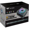 Thermaltake toughpower gf3 argb gen 5 eu modulaire 750 watt voeding (zwart, 4x pcie)