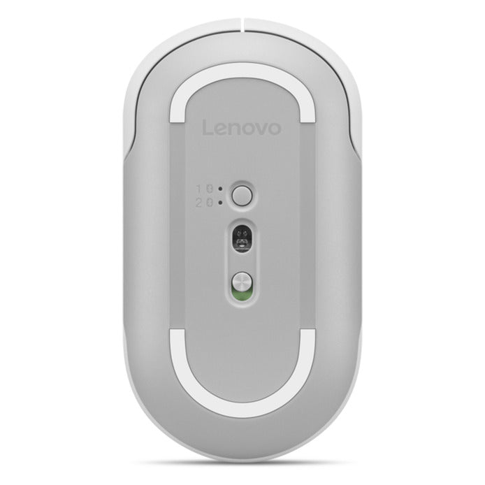 Lenovo 350 stille bluetooth-muis (lichtgrijs, 2400 dpi, bluetooth® 5.3)
