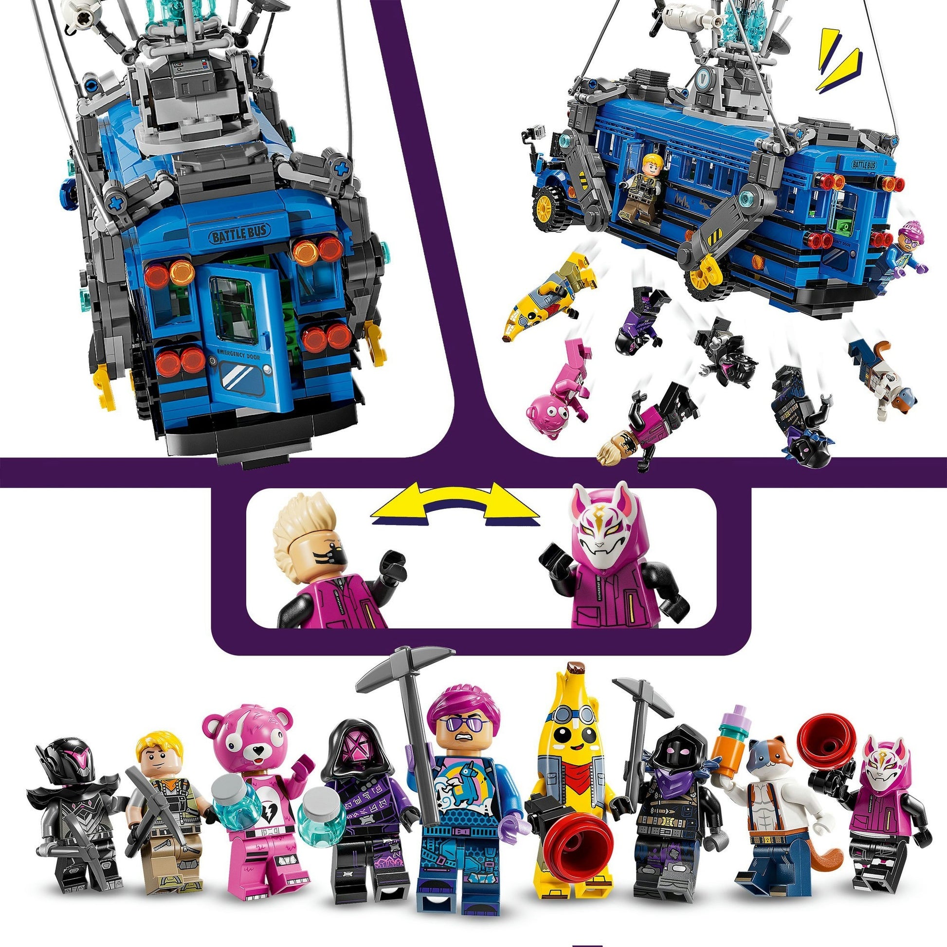 Lego fortnite 77073 battle bus