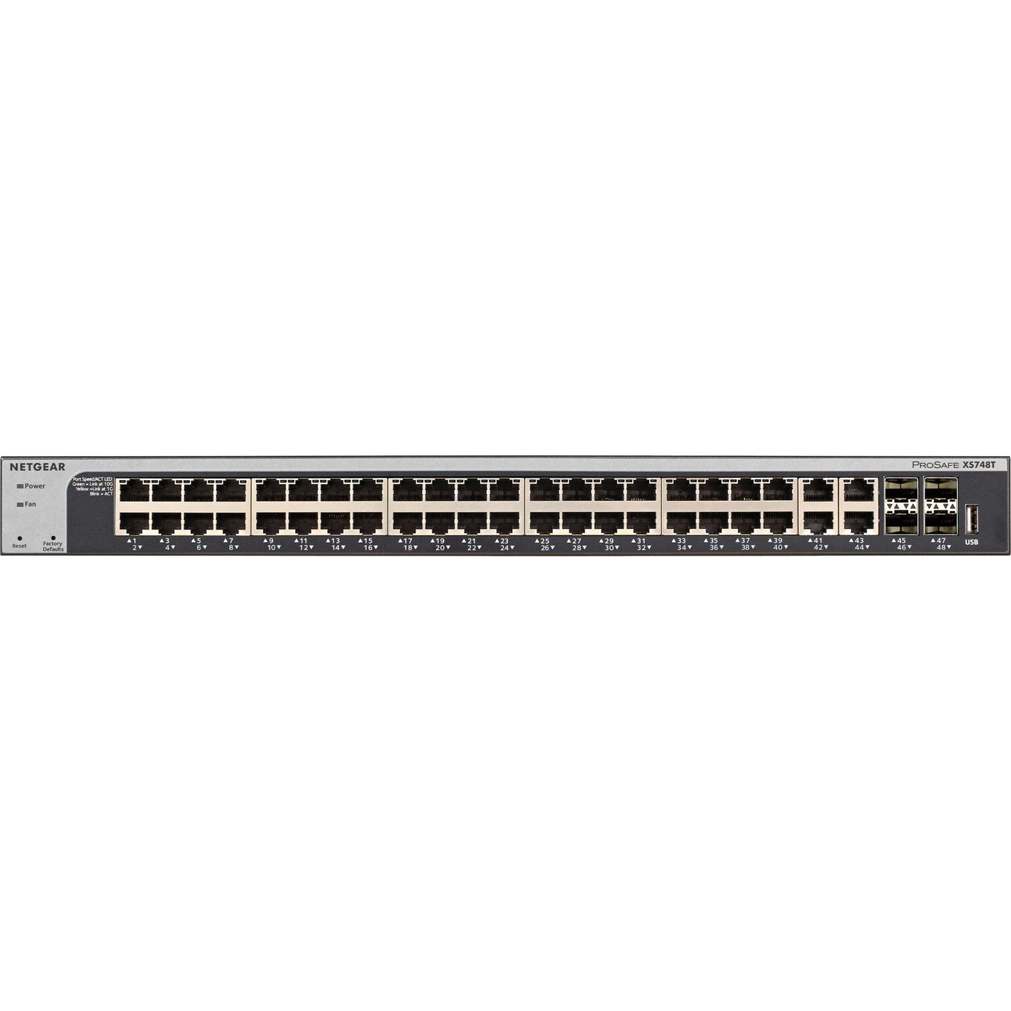 Netgear prosafe xs748t switch