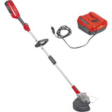 Wolf-garten accu grastrimmer lycos 40 300 t 30cm se (rood grijs, accu inbegrepen) - afbeelding 1