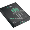 Wera 334 6 schroevendraaierset kraftform plus (zwart groen, 6-delig)
