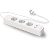 Tp-link tapo p300 smart wifi-stekkerdoos (wit, 2x usb-a, 1x usb-c, wifi, bluetooth 4.2)
