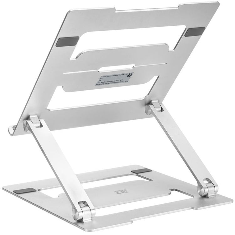 Act connectivity laptopstandaard aluminium (aluminium, opvouwbaar, traploos in hoogte verstelbaar)
