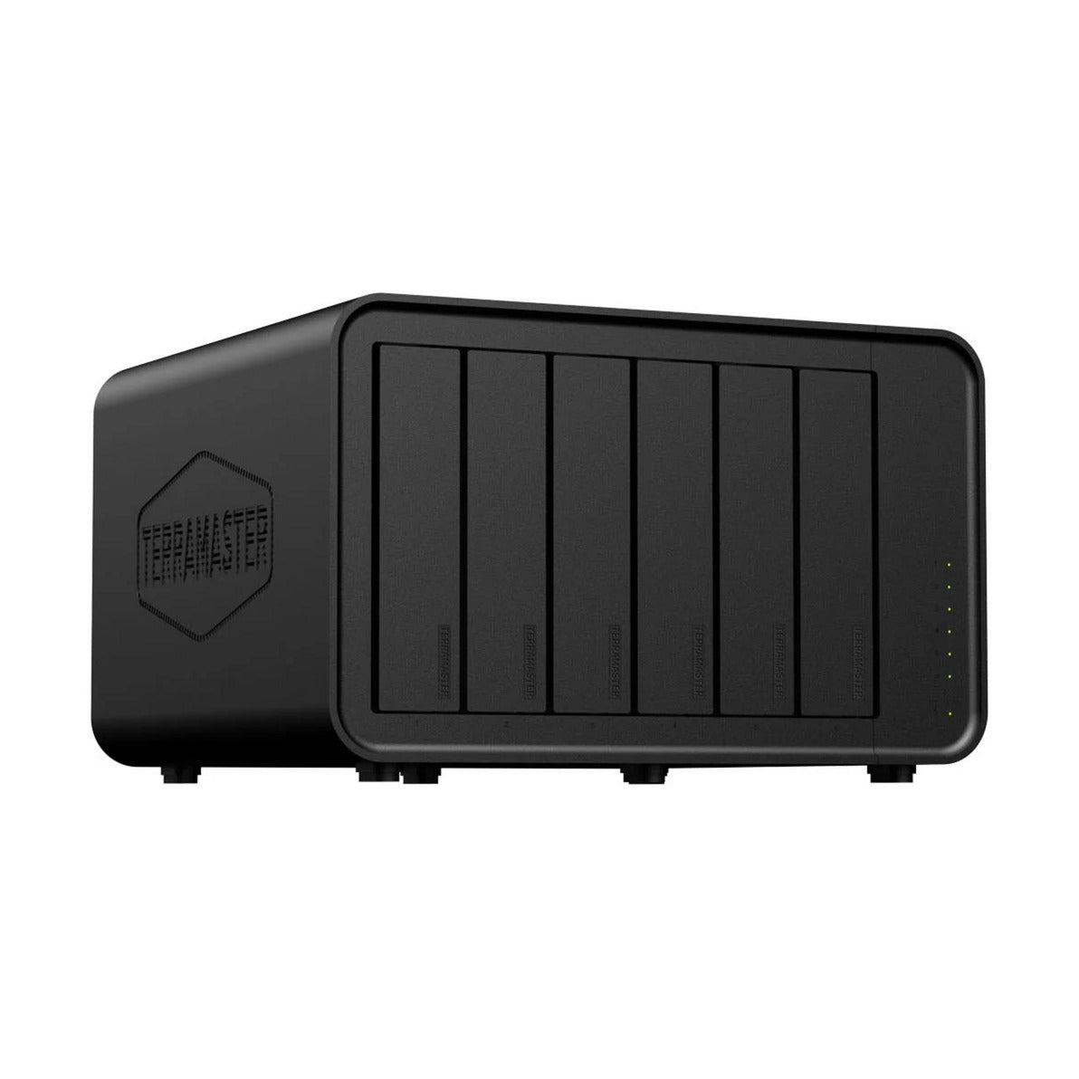 Terramaster f6-424 max nas (zwart, 2x 10gbe, usb, hdmi)