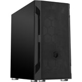 Silverstone sst-fah1mb mini tower behuizing (zwart | 3x usb-a) - afbeelding 1