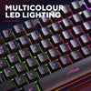 Trust gxt 833 thado toetsenbord met tkl-verlichting (zwart, us lay-out (qwerty), 80% (tkl), rgb)