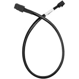 Silverstone mini-sas-adapterkabel sff 8643 naar sff-8087 (zwart, 60cm) - afbeelding 2