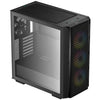 Deepcool cg540 midi tower behuizing (zwart | 2x usb-a | window)