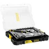 Stanley fatmax tstak doppenset 3 8 fmmt98102-0 dopsleutel (zwart geel, 18 delig) - afbeelding 2