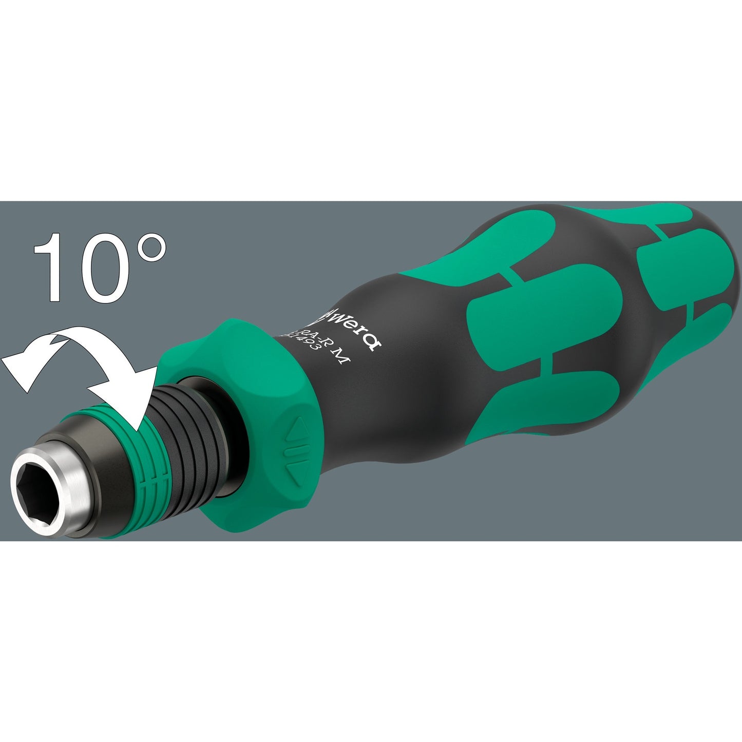Wera kraftform kompakt 838 ra-r m set 1 bitset (zwart groen, 15‑delig)