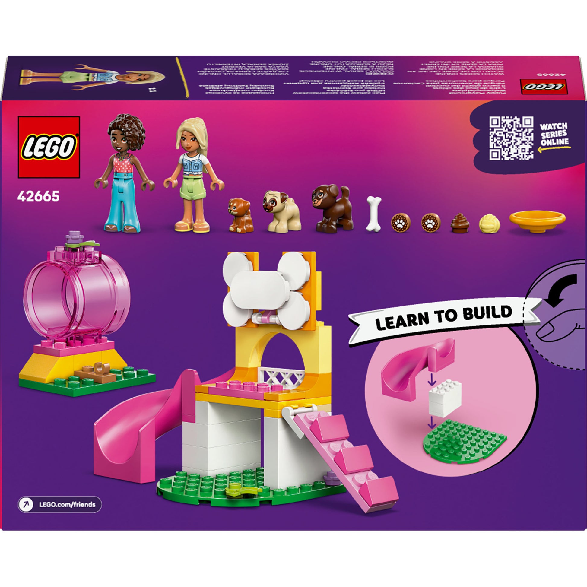 Lego friends hondenspeeltuin rollenspel bouwpakket - 42665