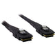 Inter-tech kabel sff 8087 > sff 8087, 0,75m (zwart)