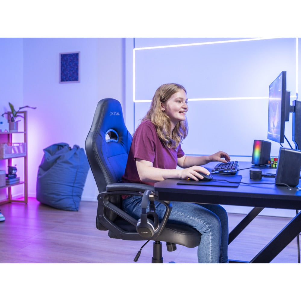 Trust gxt 611 wezz illuminated 2.0 rgb speaker set pc-luidspreker (zwart, rgb leds)