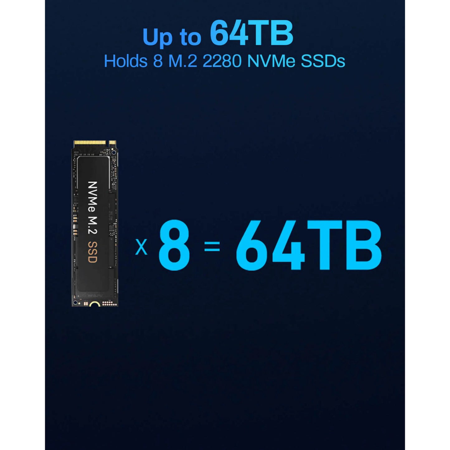 Terramaster f8 ssd plus nas (zwart, 1x 10gbe, hdmi, usb)