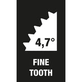 Wera 8100 sa 7 zyklop metal-ratelset doorsteekvierkant 1 4 gereedschapsset (28-delig) - afbeelding 24