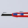 Knipex cutix universele mes stanleymes (rood blauw, incl. 2 mesbladen)