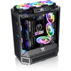 Thermaltake the tower 600 midi tower behuizing (zwart | 4x usb-a | 1x usb-c | tempered glass)