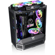 Thermaltake the tower 600 midi tower behuizing (zwart | 4x usb-a | 1x usb-c | tempered glass) - afbeelding 14