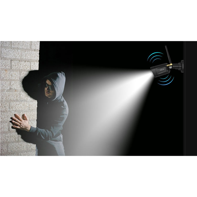 Foscam v8p, 4k 8mp dual-band wifi beveiligingscamera (zwart, met geluid- en lichtalarm)