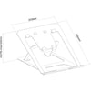 Neomounts nsls085grey opvouwbare laptop standaard (grijs)