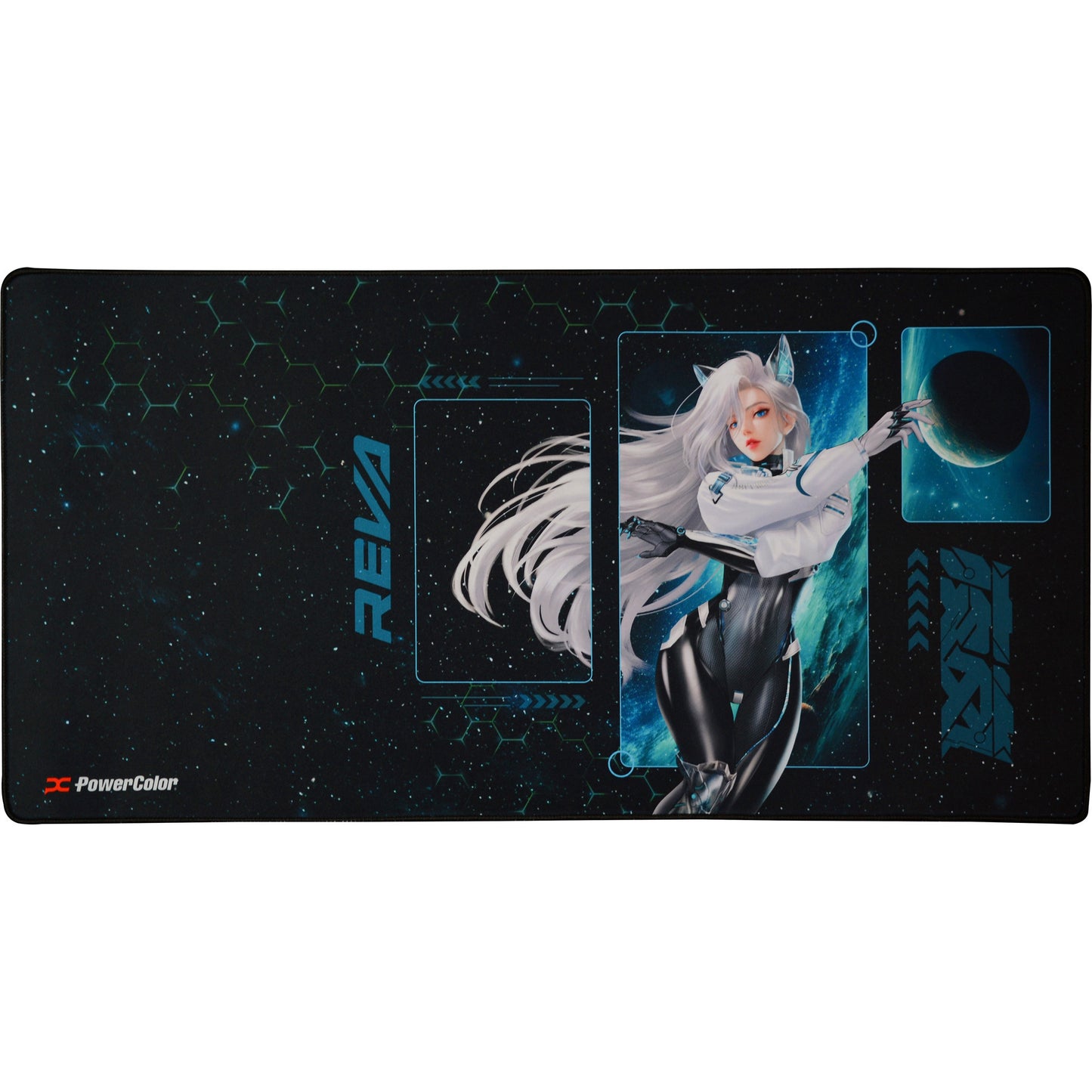 Powercolor radeon rx 9070 xt hellhound reva16gb limited edition grafische kaart (wit zwart, rdna4, gddr6, 3x displayport, 1x hdmi)