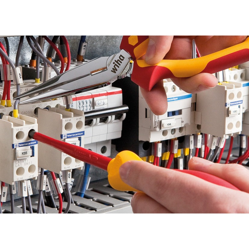 Wiha gereedschapset elektricien gereedschapsset (rood geel)