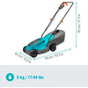 Gardena accugrasmaaier powermax 30 18v p4a solo (zwart turquoise, accu en oplader niet inbegrepen, power for all alliance)