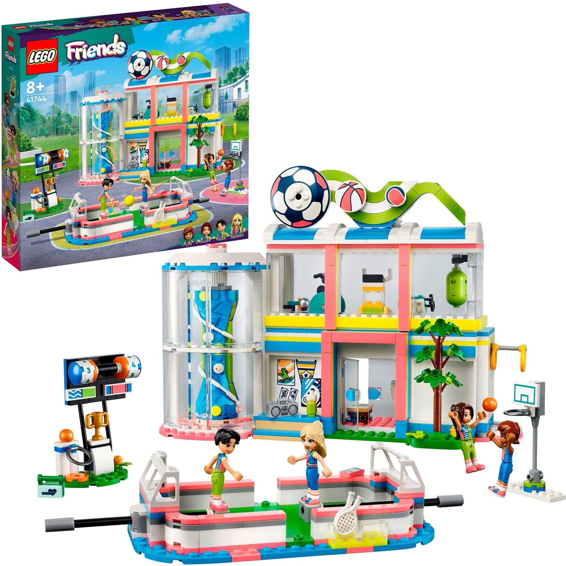Lego friends - sportcentrum constructiespeelgoed (41744)