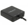 Delock hdmi audio extractor compact adapter (zwart, 0,3 meter, 4k 60hz)