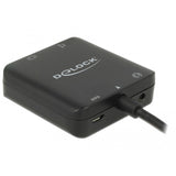 Delock hdmi audio extractor compact adapter (zwart, 0,3 meter, 4k 60hz) - afbeelding 2