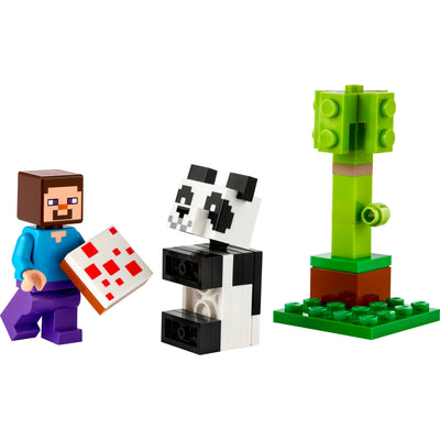 Lego minecraft - steve en babypanda constructiespeelgoed (30672)