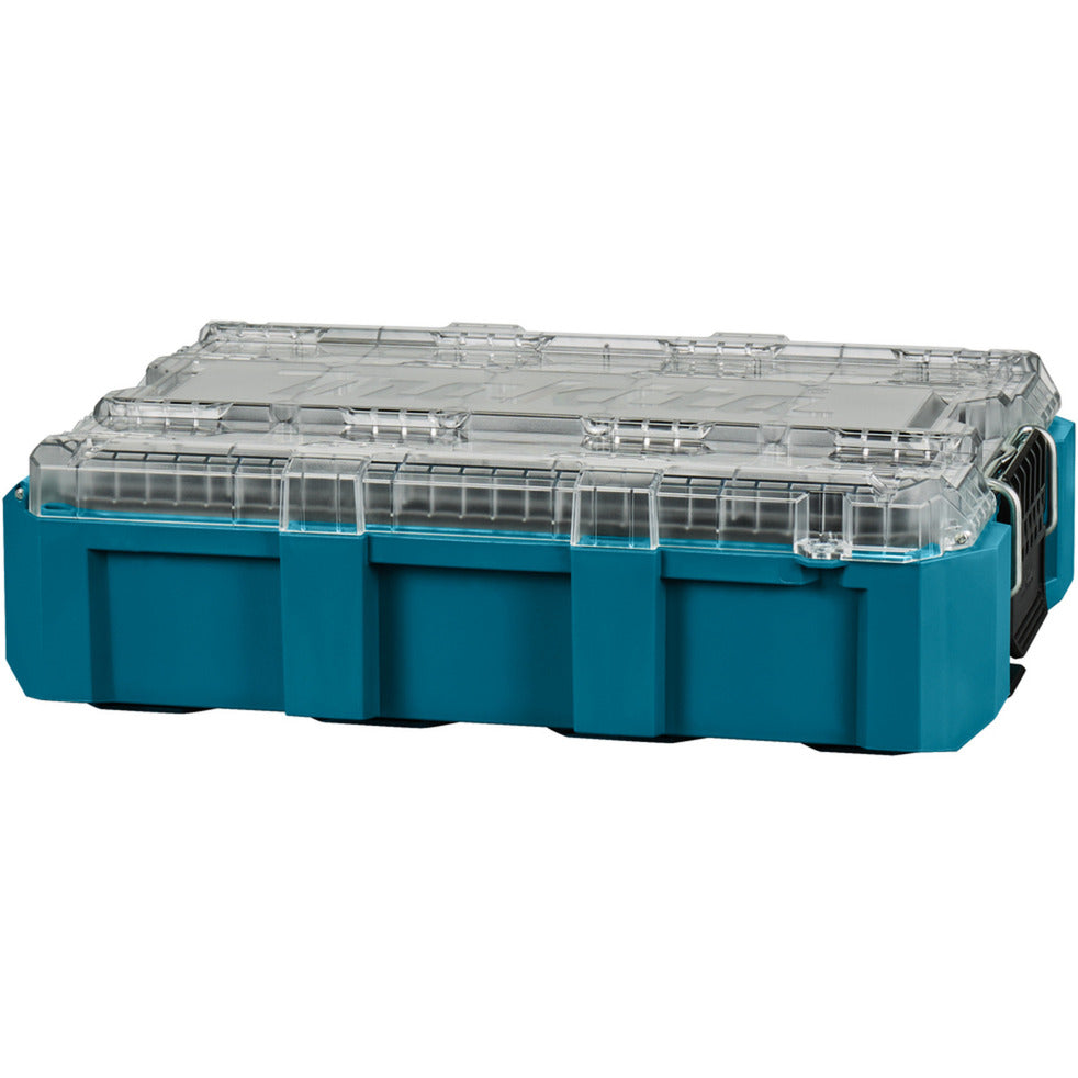 Makita maktrak organizer medium p-91045 gereedschapsbox (blauw zwart)