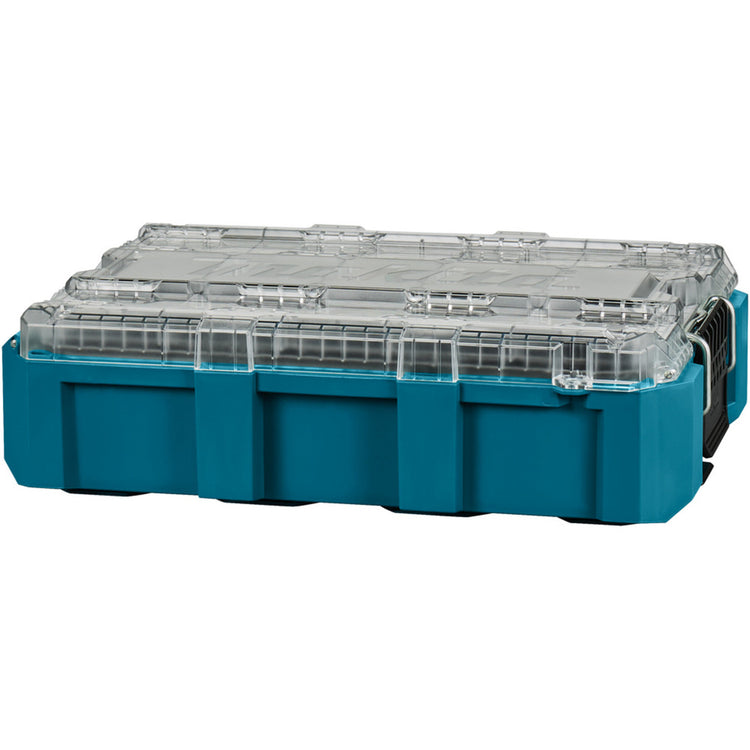 Makita maktrak organizer medium p-91045 gereedschapsbox (blauw zwart)