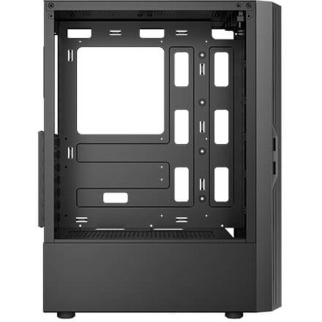 Antec ax20 midi tower behuizing (zwart | 3x usb-a | tempered glass)