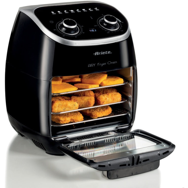 Ariete airy fryer oven 4619 00 heteluchtfriteuse (zwart, 11 liter)
